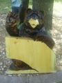 Bear Sign with Heart in Paw